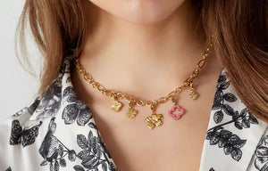 Ketting Juna met bedels goud