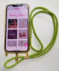 Telefoonkoord Strass Groen