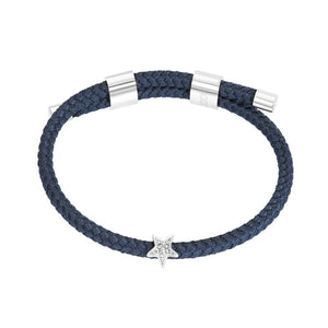 Armband Cozy Star stone  Blauw/zilver