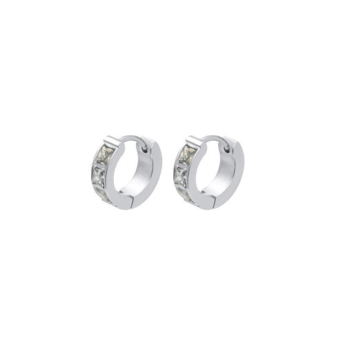 Oorbellen Brillia black diamond