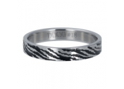 Zebra  zilver 4mm