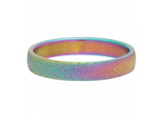 Sandblasted Rainbow 4mm