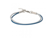 Armband Zilver/Royalblue