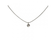 Snake ketting toppart base Zilver 50cm