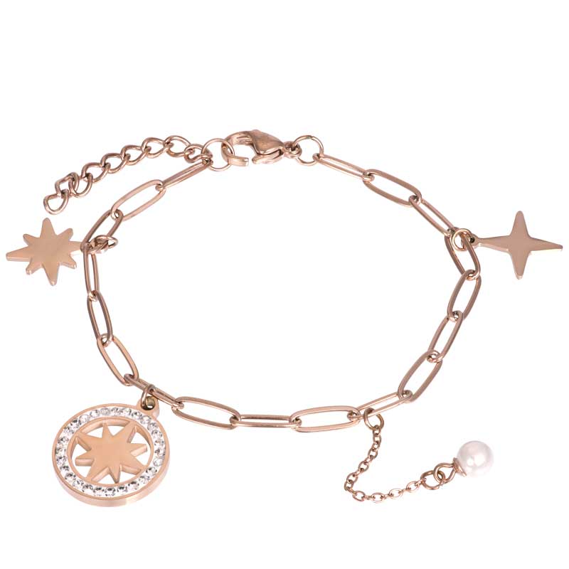 Armband Sparkle Rose goud