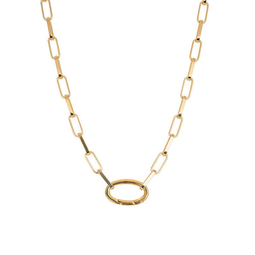 Ketting Square Chain Goud