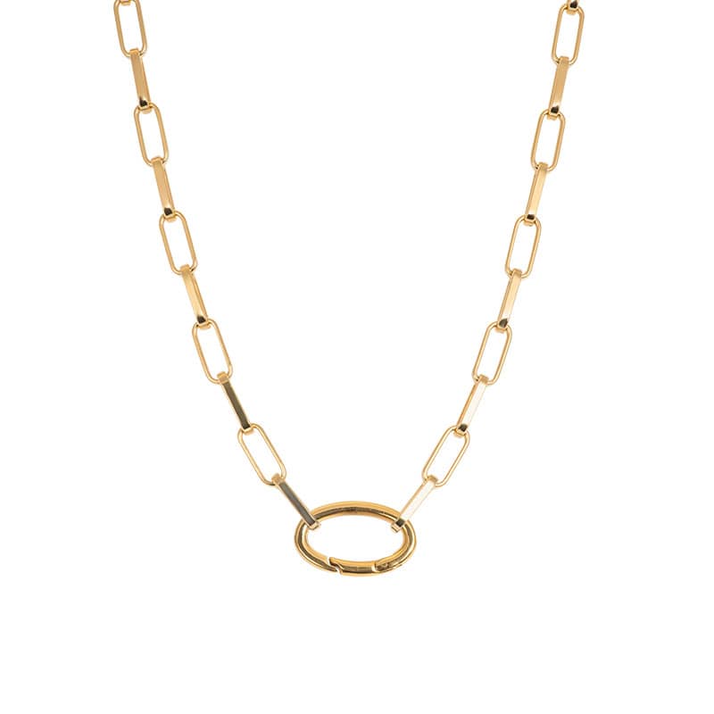 Ketting Square Chain Goud