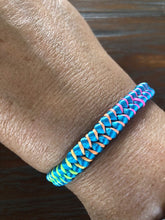 Afbeelding in Gallery-weergave laden, Gevlochten koord armband Turquoise