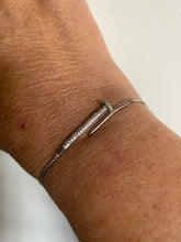 Afbeelding in Gallery-weergave laden, Armband Spijker met strass