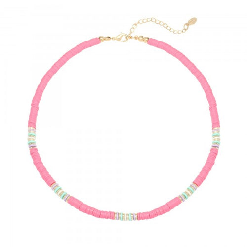 Ketting surf babe Pink