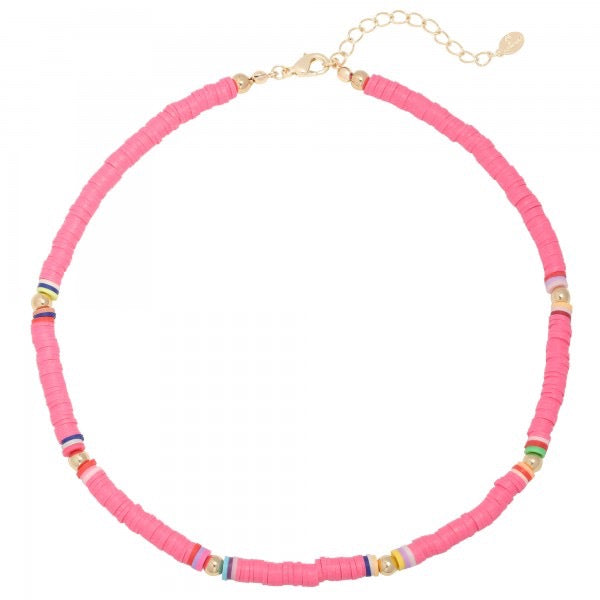 Ketting surf babe pink