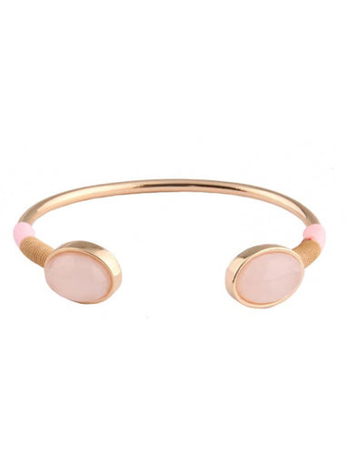 Armband Stone Licht rose DK003