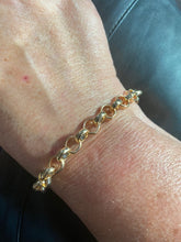 Afbeelding in Gallery-weergave laden, Armband ronde schakel goud DK033