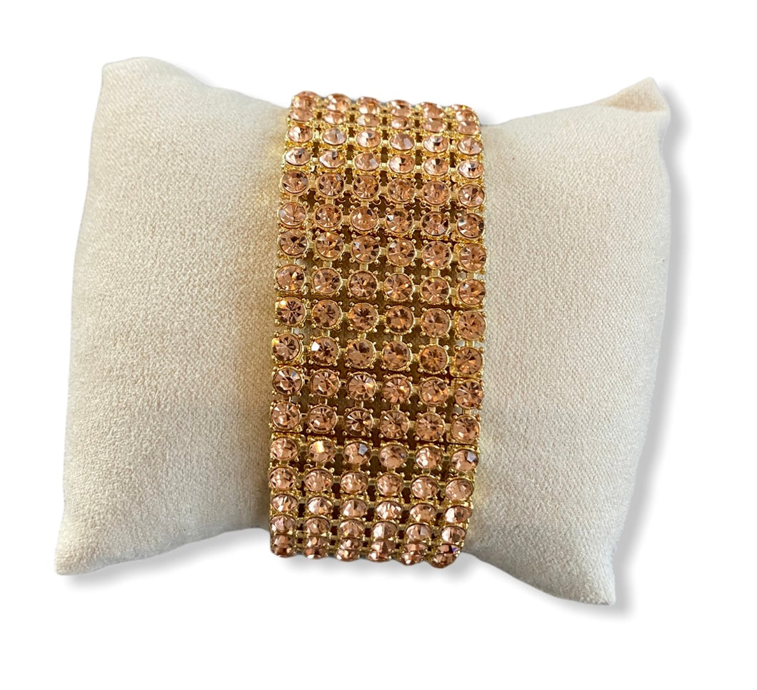 Armband Strass Goud qq1914