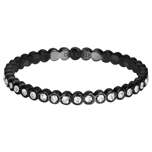 Small Circle Stone Black 2mm