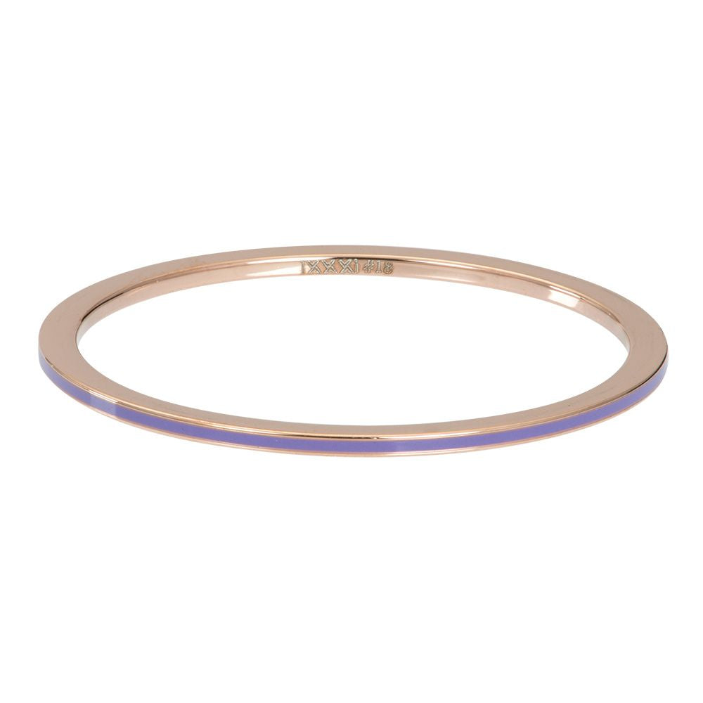 Line Tanzanite rose goud 1mm