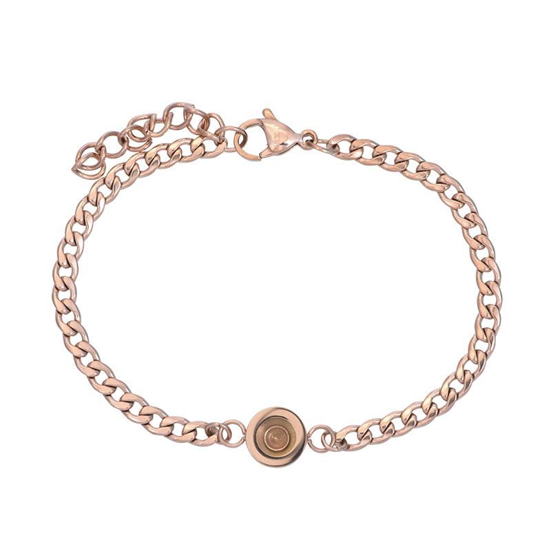 Armband box chain creartive Rosegoud