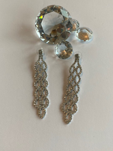 Afbeelding in Gallery-weergave laden, Oorbellen Strass Zilver Art 1922